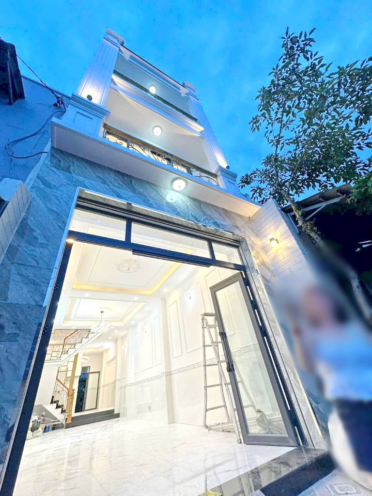 Bán nhà mới mặt tiền đường NB Vàm Luông, Phường 6, Quận 8, 2 lầu